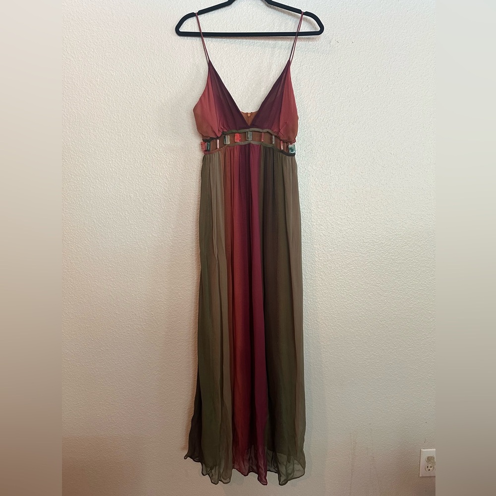 Zara beaded cutout dress NWOT